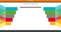 Desktop Screenshot of hg-teichfilter-onlineshop.de